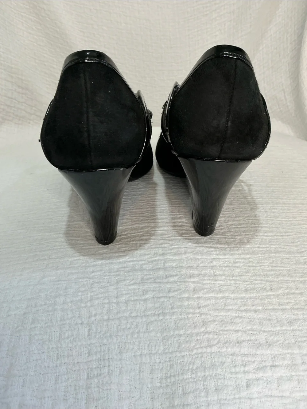 π€ Naturalizer Brigid Black Leather 3β Heeled Mary JanePumps Heels Shoes Size 6.5 - Picture 5 of 7